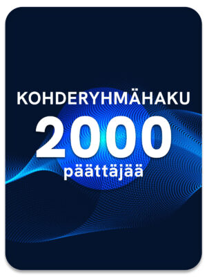 Kohderyhmähaku 2000 päättäjää